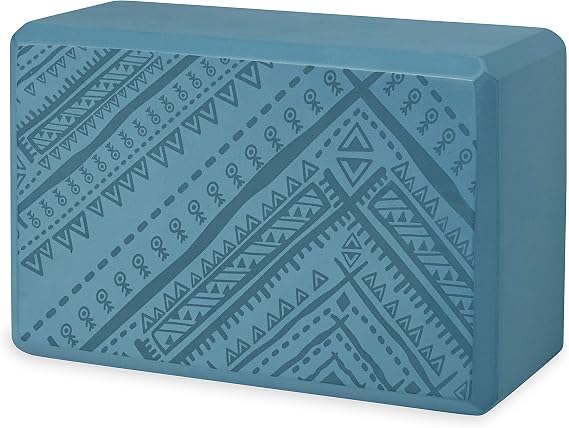 Gaiam Yoga Block, EVA Foam for Balance & Stretch | Latex-free EVA foam, beveled edges & non-slip grip. Improves alignment, balance, stability for yoga, Pilates & meditation.