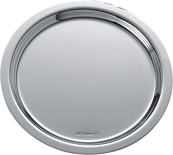 Christofle Fidelio Silver-Plated Round Bread Plate #4116993