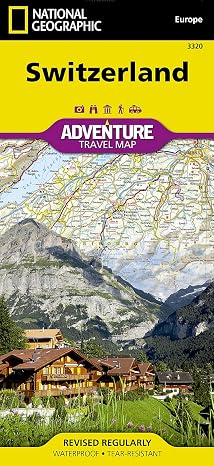 Switzerland Map (National Geographic Adventure Map, 3320)