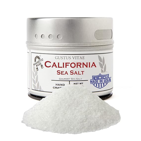 Gustus Vitae | California Sea Salt | Natural Small Batch Seasoning Salt
