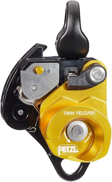 Petzl Twin Release Releasable Double Progress Capture Pulley (4:1 Haul Systems)