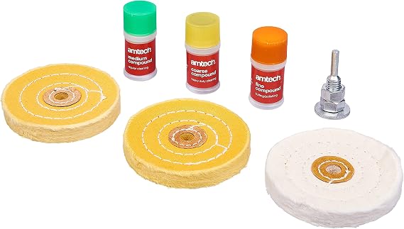 Amtech E2610 Precious Metal Polish Set, 3-Piece