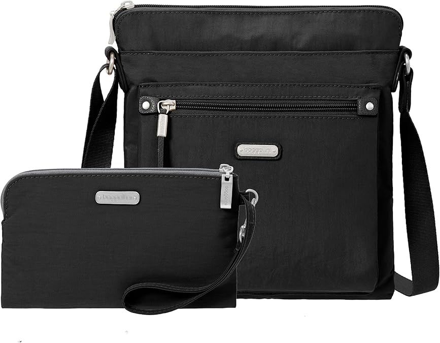 Baggallini womens Go Bagg With Rfid Phone Wristlet