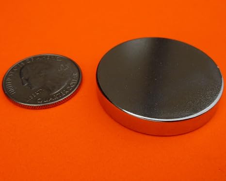1.5" x 1/4" Neodymium Disc Magnet Heavy-Duty Rare Earth Permanent Magnet for Home, Workshop, Crafts, and Repairs
