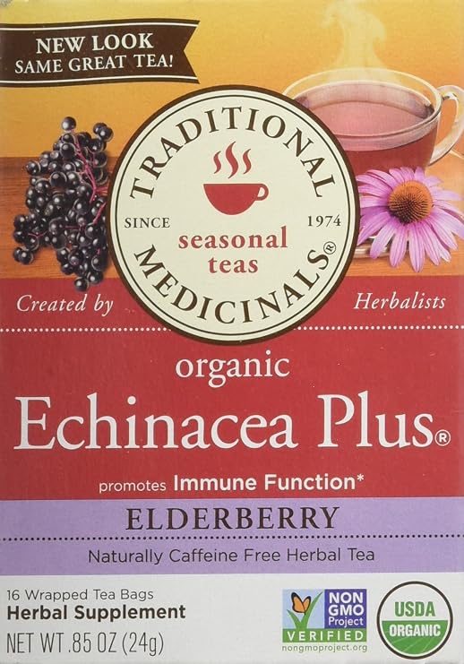 Traditional Medicinals Echinacea Plus Elderberry