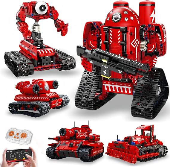 Programmable Robot Kit Five Models 495 Pieces