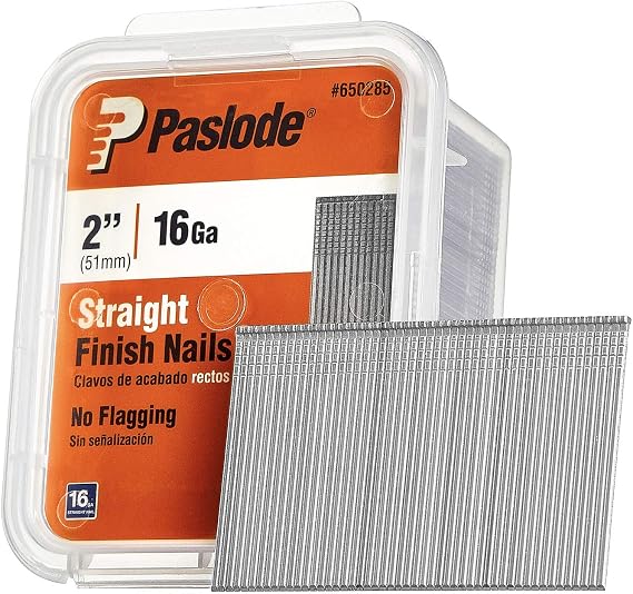 Paslode Finishing Nails 650285, Straight, 16 Gauge, 2 in., 2,000 per Box