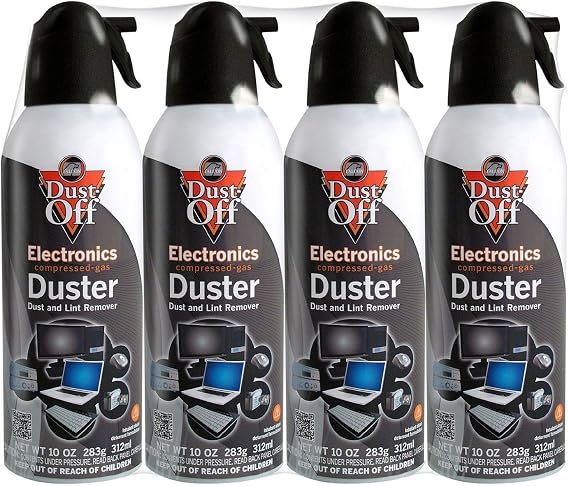 Dust-Off Compressed Gas Duster, Pack of 8