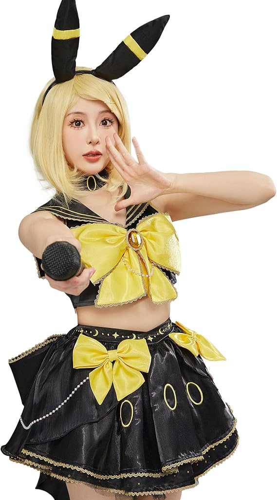 miccostumes Women's Sailor Suit Magical Girl Cosplay Costume Top and Skirt Set with Headband Choker