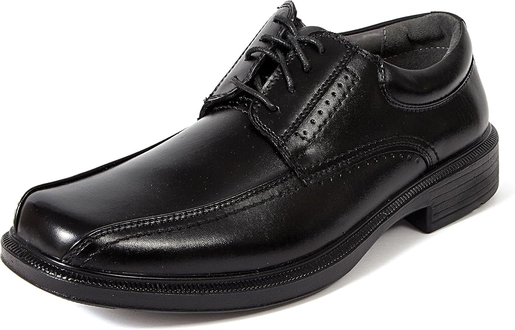 Deer Stags Men's Williamsburg Dress Shoes Comfortable Lace up Formal Oxford for Weddings, Business, Office, Prom