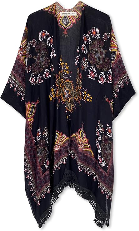 Breezy Lane Kimonos for Women Swimsuit Coverups Beach Cover Up Swimwear Cardigan Summer