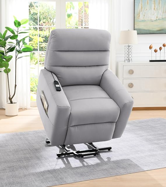 Freddie Gray Leather Aire Power Motion Recliner w/Lift
