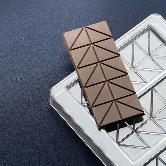 Polycarbonate Chocolate Bar Mold - Luxury Design - 46mL 20 piece