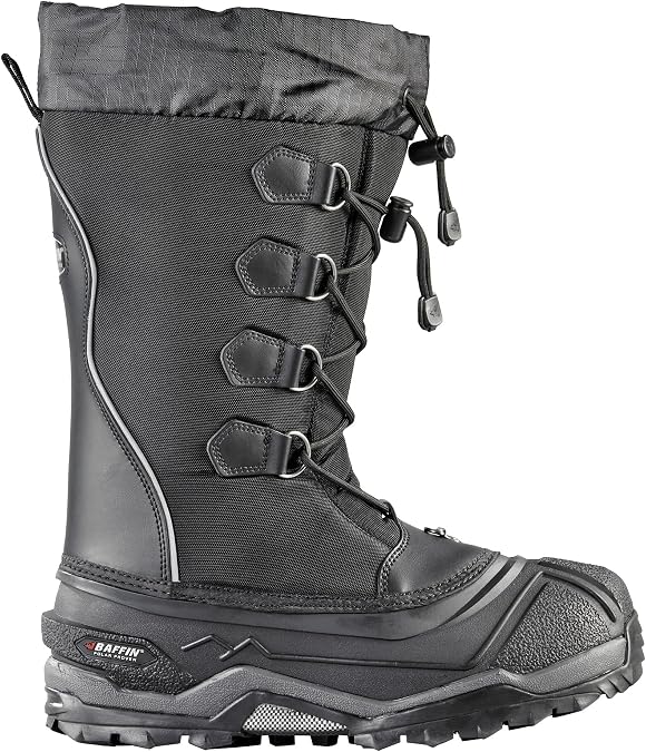 Baffin Men's ICEBREAKER Lightweight Warm Insulated Waterproof Slip-Resistant Seam-Sealed Winter Snow Boots for Snowshoeing