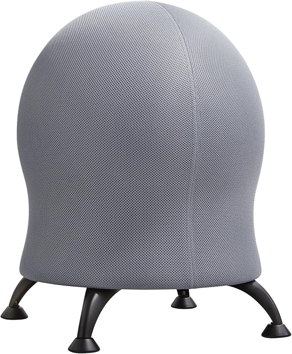 Safco Zenergy Ball Chair, Active Seating, Anti-Burst, Inflatable Chair for Home Office and Classroom