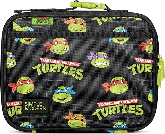 Simple Modern Teenage Mutant Ninja Turtles Kids Insulated Lunch Box, Bag