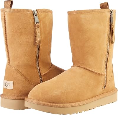 UGG Womens Classic Short Dual Zip Boot