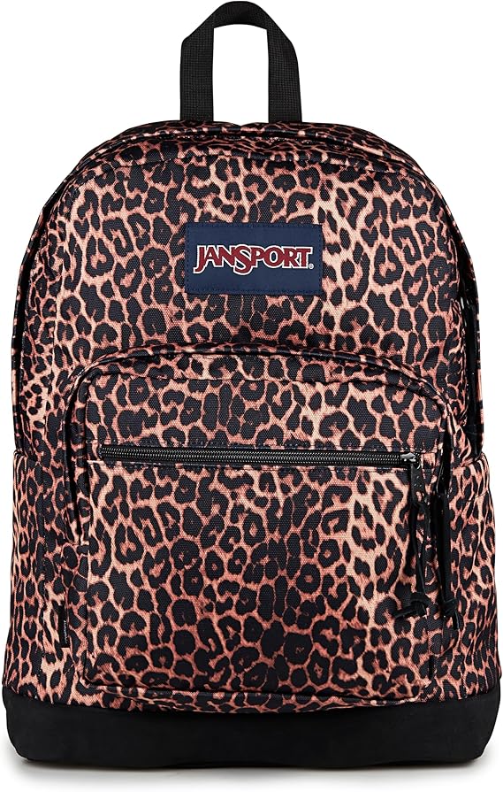JanSport Right Pack Backpack - Durable Daypack with Padded 15" Laptop Sleeve, Spacious Main Compartment & Integrated Water Bottle Pocket, Animal Illusion