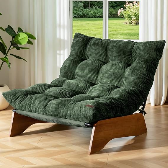 MAXYOYO Adjustable Living Room Chair, 3-Position Accent Chair with Frame
