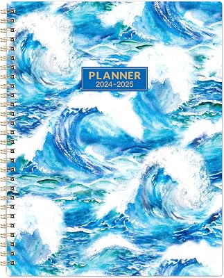 Academic Planner 2024-2025 Weekly & Monthly, Jul 2024 - Jun 2025, 8 x 10 with To-Do List, Strong Binding, Round Corner, Perfect for School, Home or Office