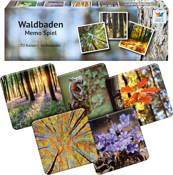 Starnberger Spiele - Forest Bathing - Natural Memory Game for Adults