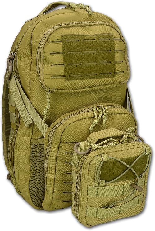 Lightning X Tactical Medic Backpack + IFAK Pouch Combo - Laser Cut MOLLE