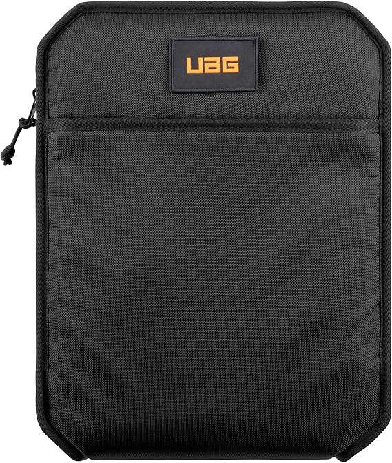 URBAN ARMOR GEAR UAG Shock Sleeve Lite Compatible with iPad Pro 11" M5 2025 6th Gen, iPad 11" A16 2025 11th Gen, iPad Air 11" M3 2025 7th Gen, Tablet Sleeve Protective Case Front Zipper Pocket, Black