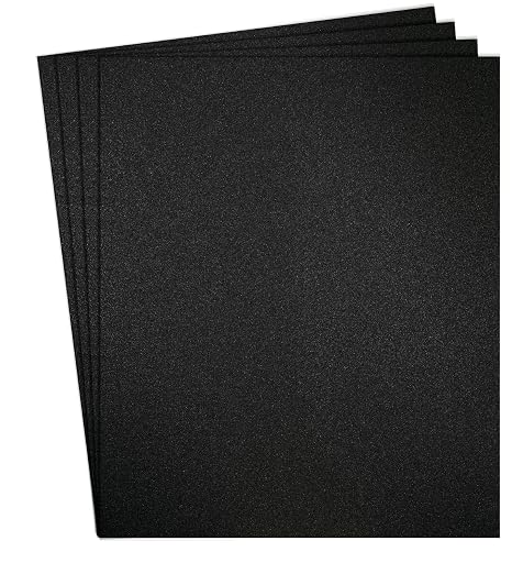 PS11A - Sandpaper grit 600 - 230 x 280 mm - # 2009 - Black - 50 units