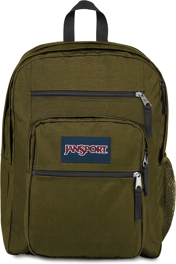 JANSPORT Big Student Large Backpack 15 Inch Laptop Compartment Army Green