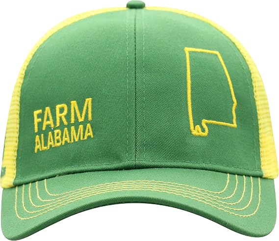 John Deere Farm State Pride Contrast Mesh Back Core Baseball Cap