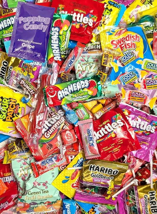 Ultimate Assorted Candy Party Mix - 12 LB Bag - Mega Variety Bulk Candy Assortment - Individually Wrapped - by Queen Jax