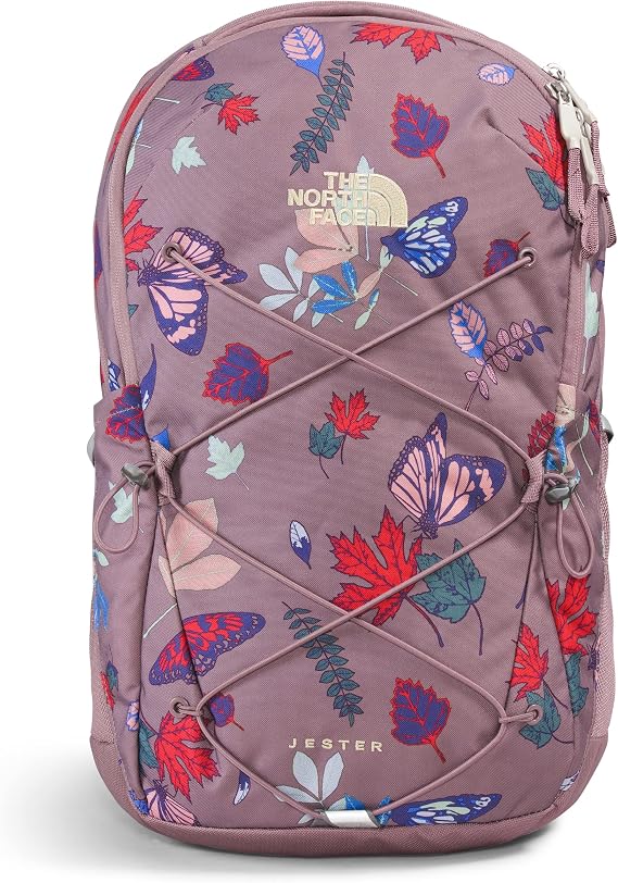 The North Face Women's Jester Everyday Laptop Backpack, Fawn Grey Fall Wanderer Print, One Size
