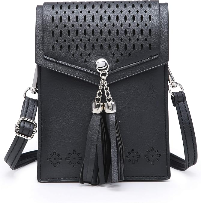 seOSTO Small Crossbody Bags for Women, Tassel Purse, Gifts for Teen Girls