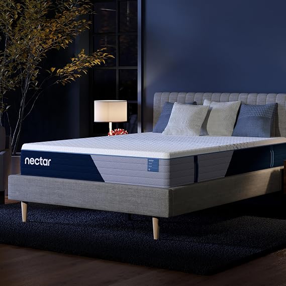 Nectar 12 Hybrid Mattress, Queen, Medium Firm, 1-Year Trial