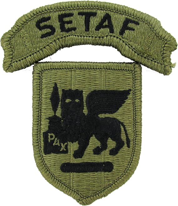 Southern European Task Force SETAF OCP Patch with Scroll - Scorpion W2