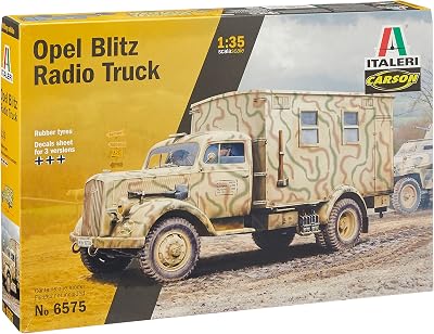 Italeri 6575S Opel 1:35 Sd.Kfz. 30522 Radio car, Faithful Replica, Model Making, Crafts, Hobbies, Gluing, Plastic kit, Assembly