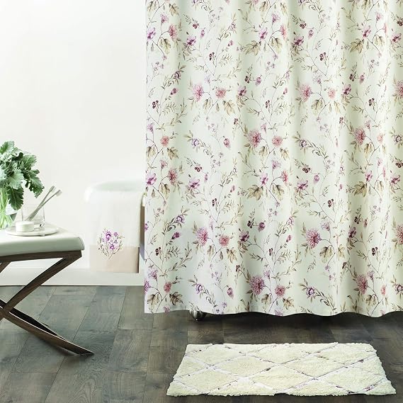 Croscill Alene Shower Curtain 72"X72", Multi