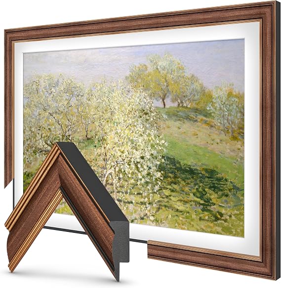 Industrial Copper 65" Deco TV Frame for Samsung The Frame/Pro TVs