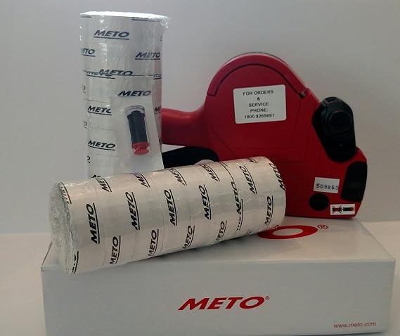 Primark P14 Price Labelgun, Value Pack, Pricing Gun,Box White Labels, Ink Roller