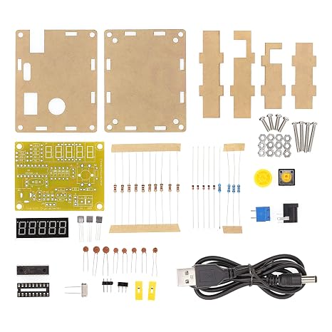 1Hz-50MHz Crystal Oscillator Frequency Counter Tester Meter Cymometer Measurement Tester Module LED DIY Kit