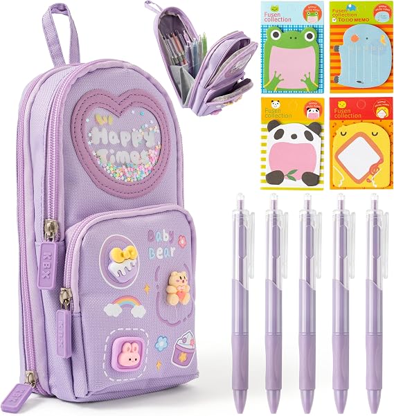 Pencil Case Back to School Supplies, Large Capacity Pencil Pouch