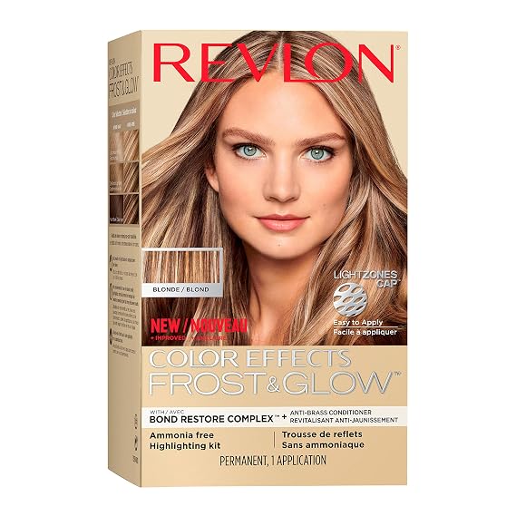Revlon Color Effects Frost and Glow Hair Highlight Kit, 20 Blonde, 1 Pack