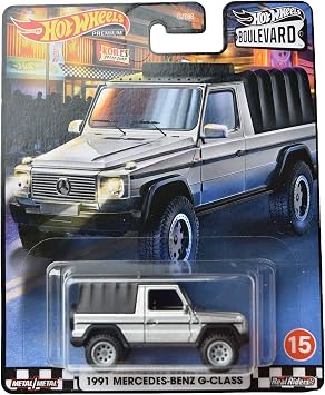 Hot Wheels Boulevard 1991 Mercedes Benz G Class, SilverBlack