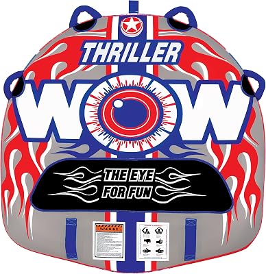 WoW Watersports, Thriller Deck Tube, Towable, Wild Wake Action