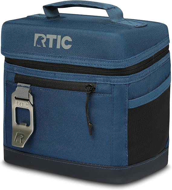 RTIC 6 Can Everyday Cooler, Soft Sided Portable Insulated Cooling for Lunch, Beach, Drink, Beverage, Travel, Camping, Picnic, for Men and Women