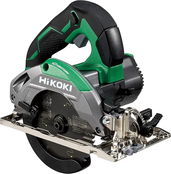 HiKOKIハイコーキ AC100V Deep Cut Electronic Circular Saw C5MEY, Saw Blade Diameter 4.9 inches 125 mm, Black Shark Chip Saw Included, Kickback Reduction System, Silent Mode Equipped C5MEYSK