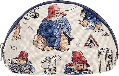 Signare Tapestry Cosmetic Bag Toiletry Makeup Bag for Women With Paddington Bear Design COSM-PADD