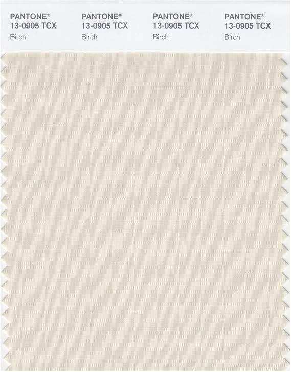 PANTONE SMART 13-0905X Color Swatch Card, Birch
