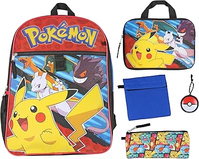 Bioworld Pokemon 16 Backpack 5PC Combo Set