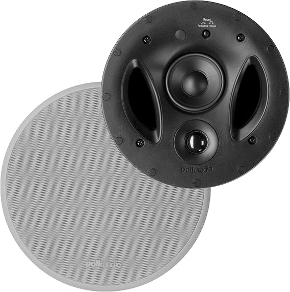 Polk Audio 70-RT 3-way In-Ceiling Speaker, The Vanishing Series, White